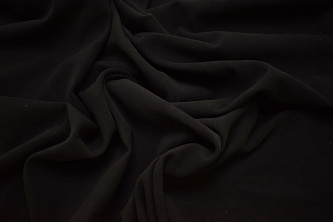 Костюмная темно-коричневая ткань W-129836