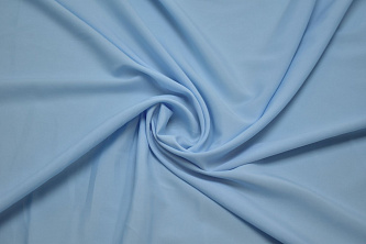 Плательная голубая ткань W-130709