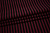 Трикотаж в бордовую и черную полоску W-131162