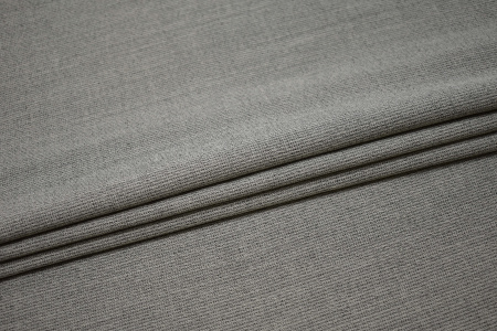 Костюмная ткань серая фактурная W-132297