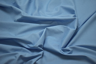Костюмная голубая ткань W-125977