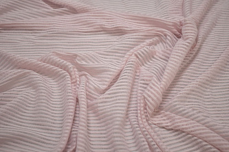 Трикотаж розовый фактурный W-127096