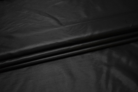 Плательная черная ткань W-127189