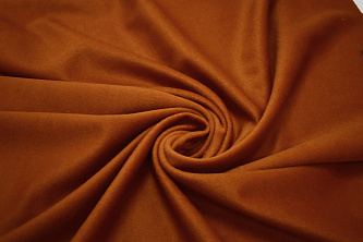 Пальтовая оранжевая ткань W-130828
