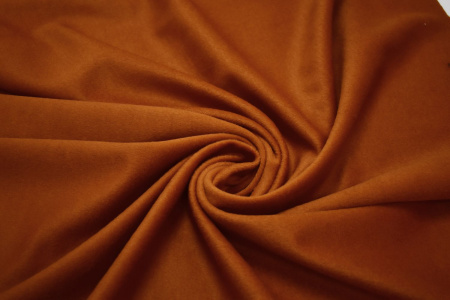Пальтовая оранжевая ткань W-130828