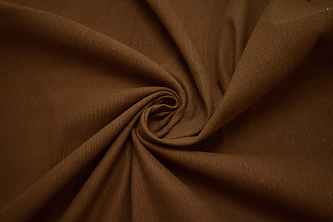 Костюмная коричневая ткань W-130446