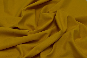 Скатертная желтая однотонная ткань W-134013