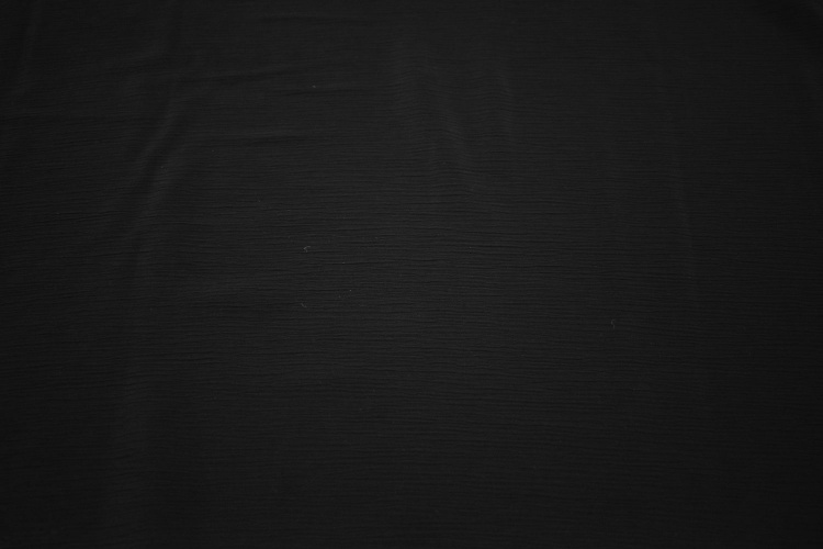 Плательная черная ткань W-127200