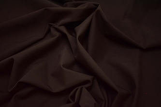 Костюмная коричневая ткань W-130458