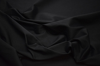 Костюмная черная ткань W-130103