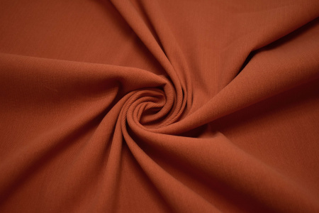 Костюмная оранжевая ткань W-130104