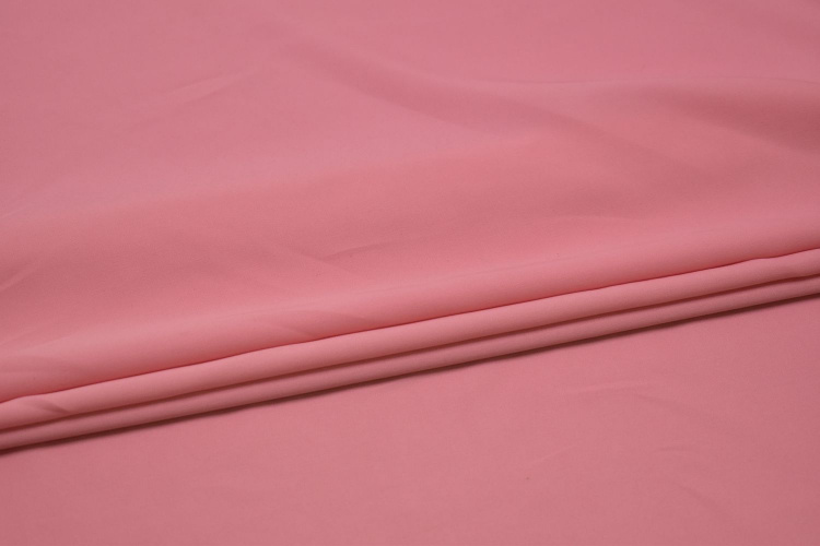 Плательная розовая ткань W-127713