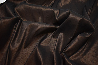 Плательная коричневая фактурная ткань W-133231