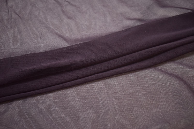 Сетка-стрейч фиолетового цвета W-130264