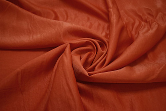 Плательная оранжевая ткань W-128565