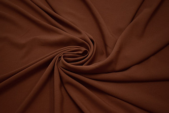 Плательная коричневая ткань W-128938
