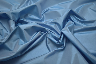 Курточная голубая ткань W-130047