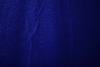Бархат-стрейч синий лайкра W-128637