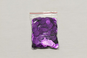 Пайетки фиолетового цвета 1,2 см W-133851