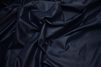 Курточная однотонная синяя ткань W-126812