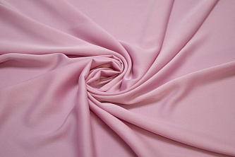 Плательная розовая ткань W-130777