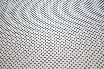 Рубашечная белая синяя ткань геометрия W-131559