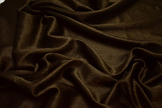 Плательная фактурная цвета хаки ткань W-132003