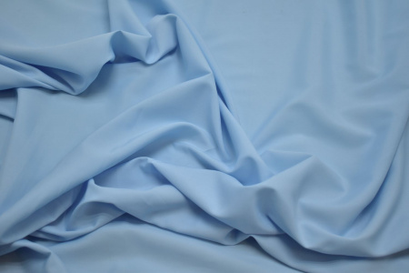 Плательная голубая ткань W-130709