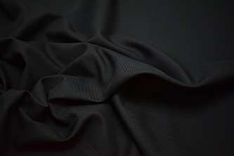 Костюмная черная ткань W-126963