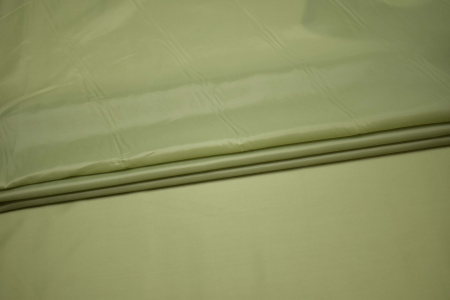 Подкладочная оливковая ткань W-129450