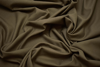 Костюмная серо-коричневая ткань W-129424