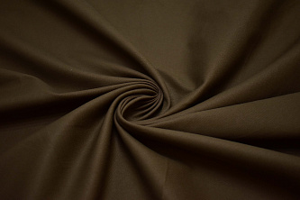 Костюмная коричневая ткань W-127305
