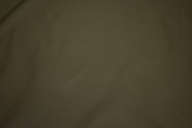 Курточная цвета хаки ткань W-128351