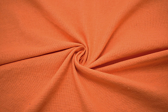 Костюмная оранжевая ткань W-126839