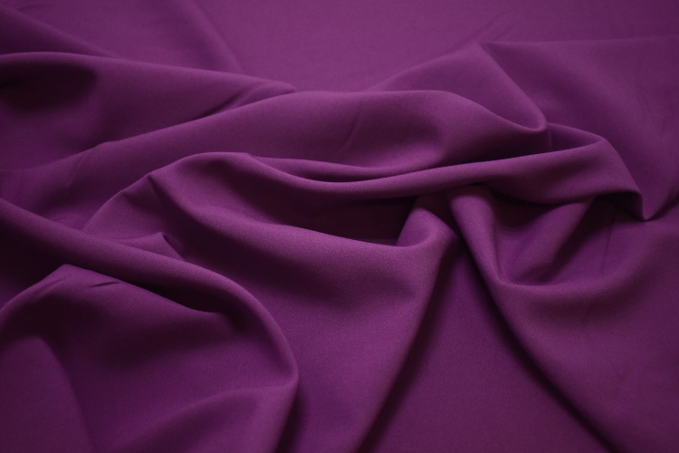 Габардин фиолетового цвета W-128601