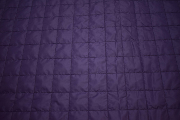 Курточная стеганая фиолетовая иза W-131113