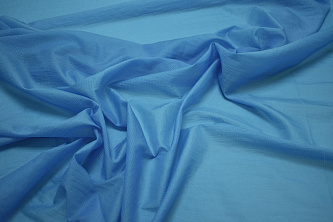 Плательная синяя ткань W-126799