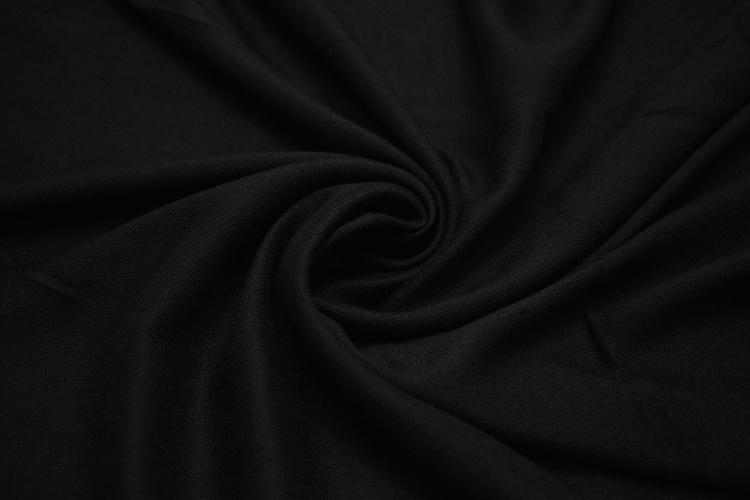 Вискоза черного цвета W-123781