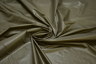 Курточная оливковая ткань W-128213