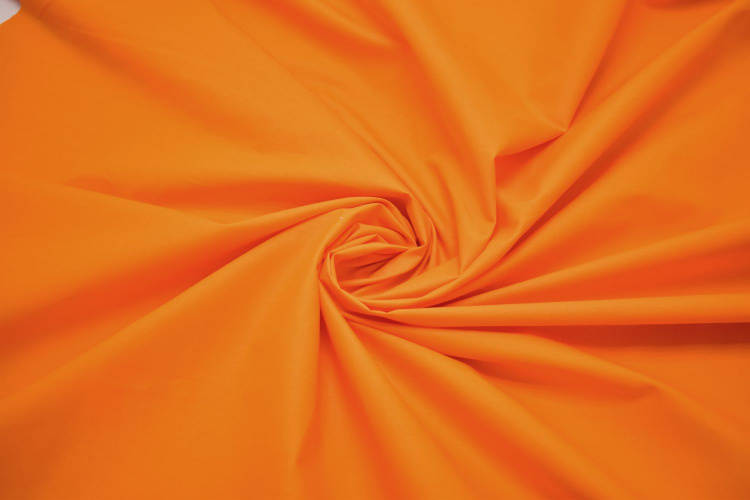 Плательная оранжевая ткань W-127215