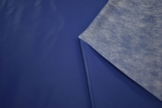 Плащевая синяя ткань W-126014