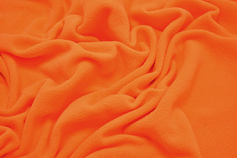 Флис оранжевый W-124328