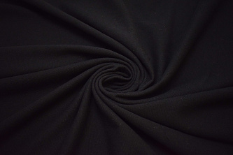 Костюмная ткань черная однотонная W-132592