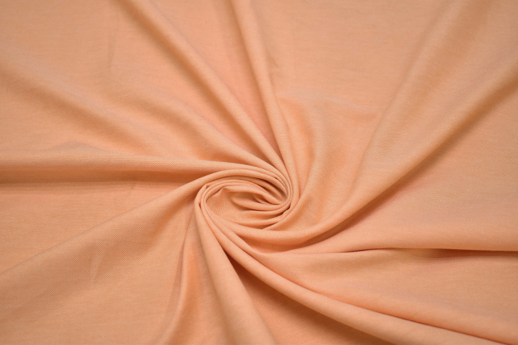 Костюмная персиковая ткань W-131056