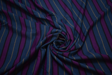 Рубашечная синяя фиолетовая ткань W-130225
