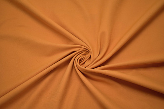 Костюмная оранжевая ткань W-130780