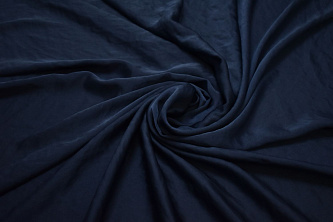 Плательная синяя ткань W-126800