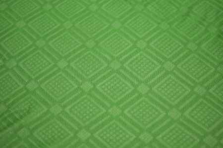 Трикотаж зеленый геометрия W-127556