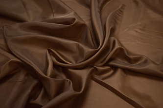 Подкладочная коричневая ткань W-129838