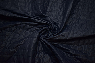 Курточная стеганая темно-синяя иза W-131376